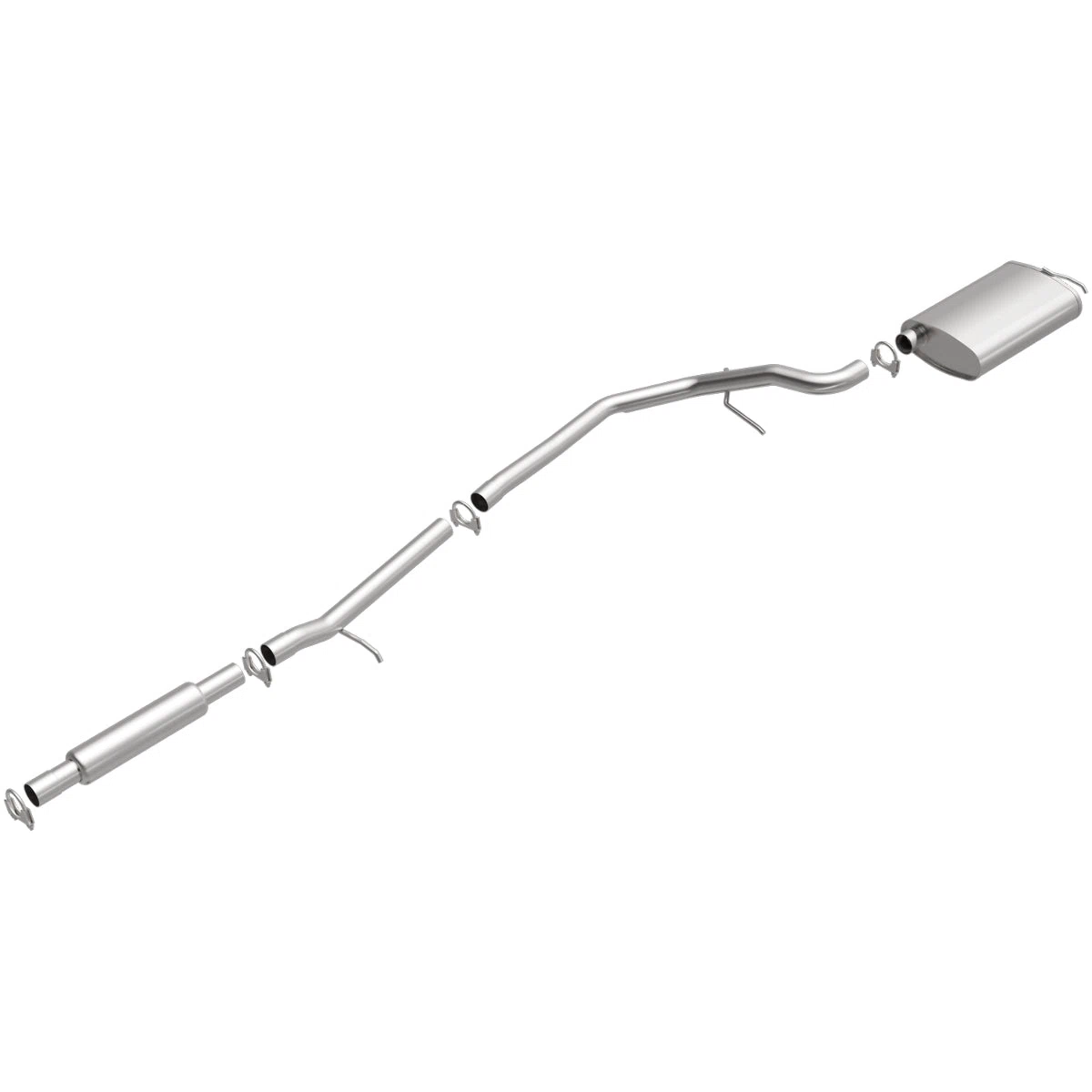 Fits 2005-2007 Mercury Montego Direct-Fit Replacement Exhaust System 106-0330